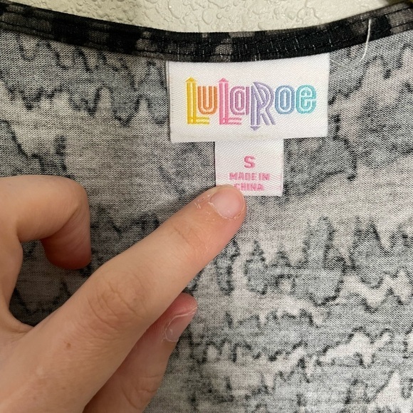 Lularoe V Neck True Wrap Dress V Neck Small - Picture 2 of 6